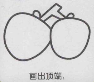 荔枝簡(jiǎn)筆畫(huà)畫(huà)法步驟04