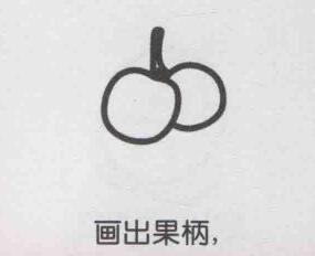 楊梅簡筆畫畫法步驟03