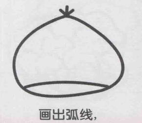 板栗簡筆畫畫法步驟04