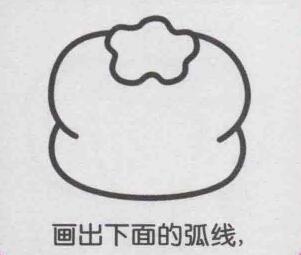 柿子簡(jiǎn)筆畫畫法步驟04