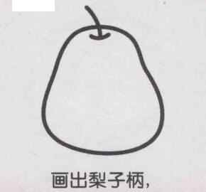梨子簡(jiǎn)筆畫(huà)畫(huà)法步驟04