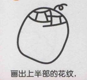 哈密瓜簡(jiǎn)筆畫(huà)畫(huà)法步驟03