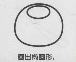 椰子簡筆畫畫法步驟02