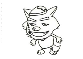 灰太狼簡筆畫