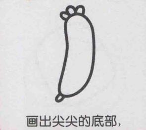 絲瓜簡(jiǎn)筆畫(huà)畫(huà)法步驟03