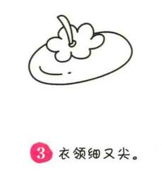 柿子簡筆畫畫法步驟03