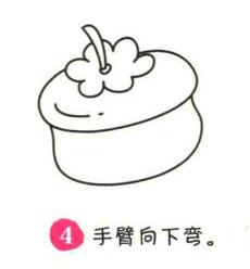 柿子簡筆畫畫法步驟04