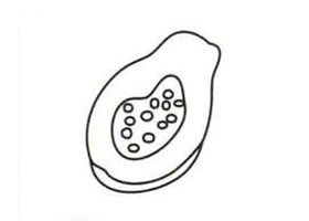 木瓜簡(jiǎn)筆畫
