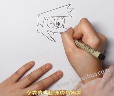 小夫簡筆畫畫法步驟01