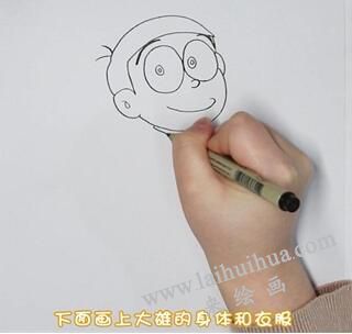 大雄簡筆畫畫法步驟