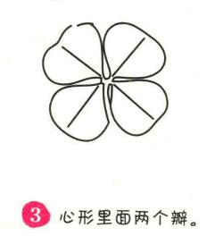 四葉草簡(jiǎn)筆畫(huà)畫(huà)法步驟03