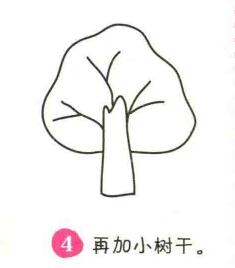 楊樹(shù)簡(jiǎn)筆畫畫法步驟04