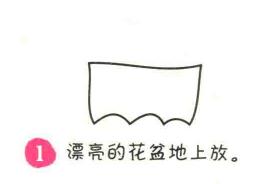 盆栽簡筆畫畫法步驟01