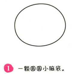 表情簡筆畫畫法步驟01
