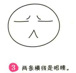 表情簡筆畫畫法步驟03