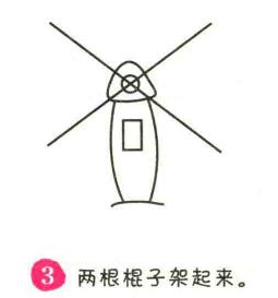 風(fēng)車簡(jiǎn)筆畫畫法步驟03