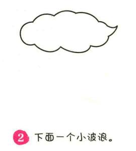 閃電簡(jiǎn)筆畫畫法步驟02