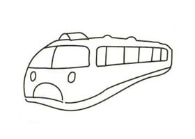 火車簡(jiǎn)筆畫（二）