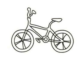 自行車簡(jiǎn)筆畫（一）