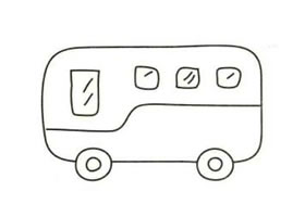 公共交通工具簡(jiǎn)筆畫