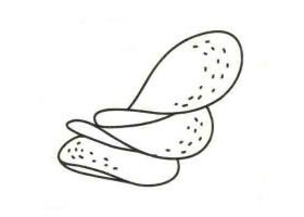 薯片簡(jiǎn)筆畫