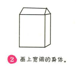牛奶簡筆畫畫法步驟02