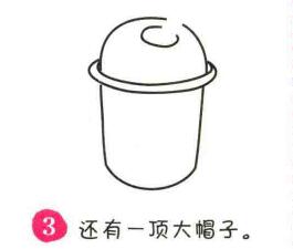 飲料簡筆畫畫法步驟03