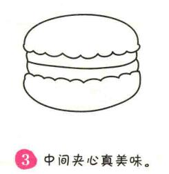 馬卡龍簡(jiǎn)筆畫(huà)畫(huà)法步驟03