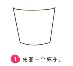 爆米花簡(jiǎn)筆畫畫法步驟01