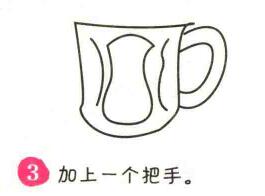 啤酒簡筆畫畫法步驟03
