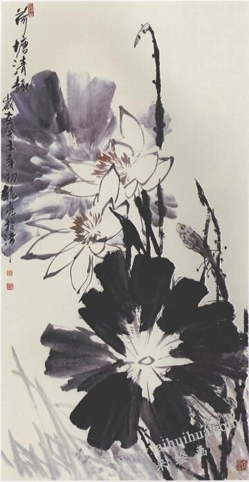 國(guó)畫荷花創(chuàng)作步驟04