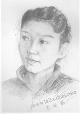 素描肖像畫步驟分解一03
