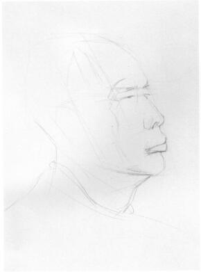 素描肖像畫步驟分解二01