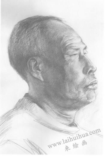 素描肖像畫步驟分解二