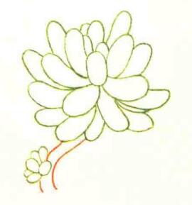 乙女心色鉛筆簡(jiǎn)筆畫(huà)畫(huà)法步驟01