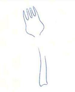 叉子色鉛筆簡(jiǎn)筆畫(huà)畫(huà)法步驟01