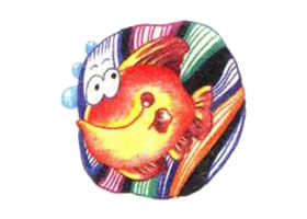 杯墊色鉛筆簡(jiǎn)筆畫(huà)