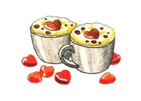 咖啡色鉛筆簡(jiǎn)筆畫(huà)