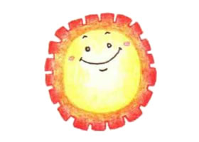 太陽色鉛筆簡筆畫畫法步驟