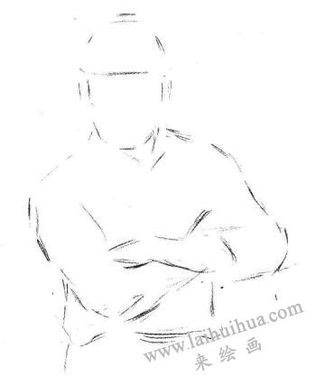 油漆工素描畫法步驟01