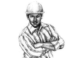 油漆工素描畫法步驟