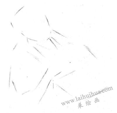 收銀員素描畫法步驟01