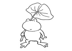 青蛙簡筆畫作品（四）