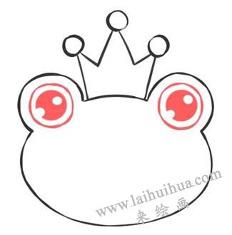 青蛙王子簡筆畫教程（步驟）03