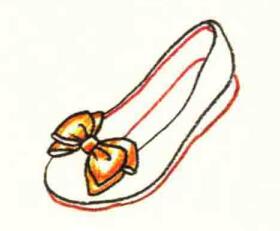 船鞋色鉛筆簡(jiǎn)筆畫(huà)畫(huà)法步驟03