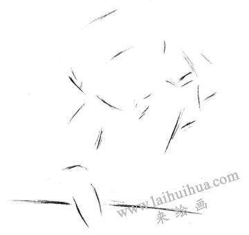 戴帽子的小男孩素描畫法步驟01