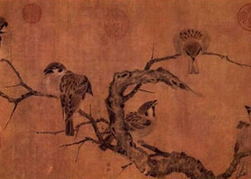 北宋崔白《寒雀圖卷》賞析