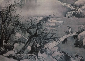 吳偉《灞橋風(fēng)雪圖》賞析