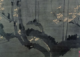 陳錄《煙籠玉樹(shù)圖軸》賞析