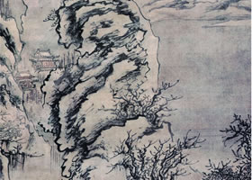 戴進(jìn)《雪山行旅圖》賞析
